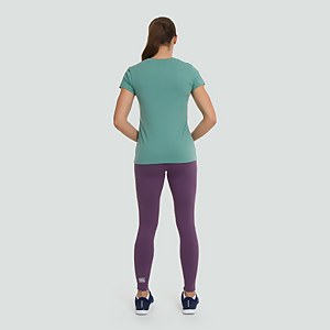Womens Vapodri Full Length Tights Purple