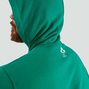 Mens Ireland Logo Hoody Green