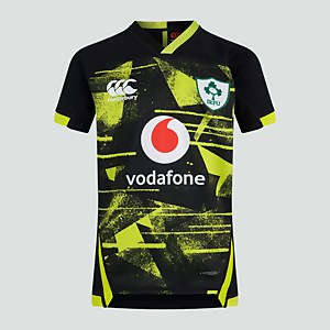 JUNIOR UNISEX IRELAND ALT PRO JERSEY BLACK - AGE 6