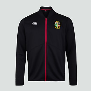 MENS BRITISH & IRISH LIONS TRACK JACKET BLACK - XS