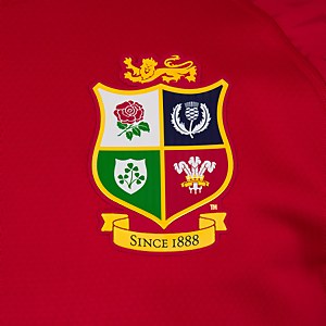 Mens British & Irish Lions Test Jersey Red