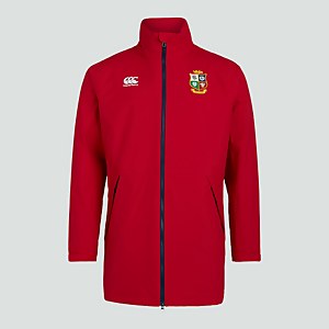 MENS BRITISH & IRISH LIONS WATERPROOF JACKET RED - XS
