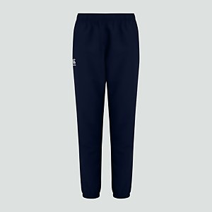 Womens Club Plain Tapered Cuff Track Pants Navy