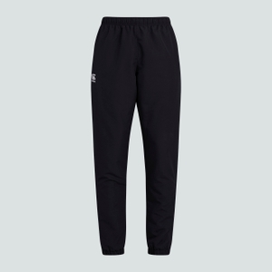MENS CLUB PLAIN CUFFED TRACKPANT BLACK