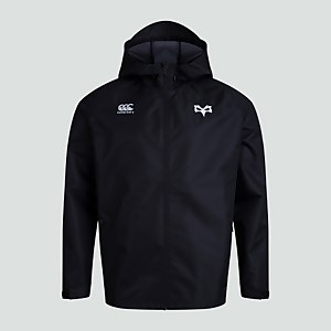 MENS OSPREYS RAIN JACKET BLACK - XS