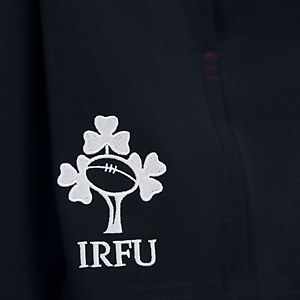 JUNIOR UNISEX IRELAND WOVEN SHORTS BLACK - AGE 6