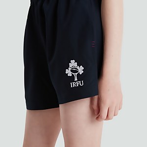 Junior Unisex Ireland Woven Shorts Black