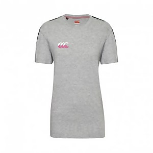 WOMENS STADIUM BRAID TEE GREY - 8