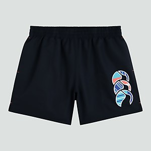 JUNIOR GIRLS UGLIES 4.5 INCH TACTIC SHORTS BLACK - AGE 6