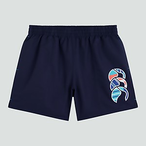 JUNIOR GIRLS UGLIES 4.5 INCH TACTIC SHORTS BLUE - AGE 6