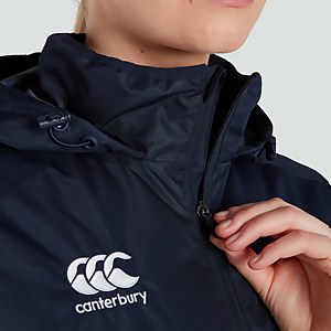 Womens Club Vaposhield Full Zip Rain Jacket Navy