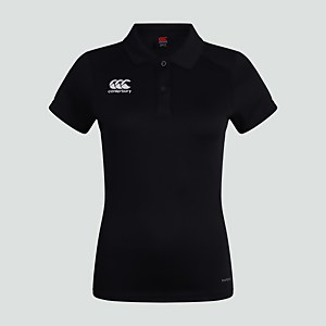 Womens Club Dry Polo Shirt Black