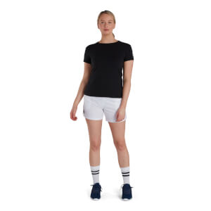 WOMENS CLUB PLAIN T-SHIRT IN BLACK