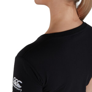 Womens Club Plain Tee Black
