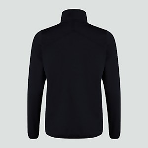Mens Club 1/4 Zip Mid Layer Training Top Black