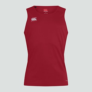 Mens Club Dry Singlet Red