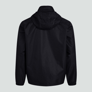K CLUB VAPOSHIELD FULL ZIP RAIN JACKET BLACK