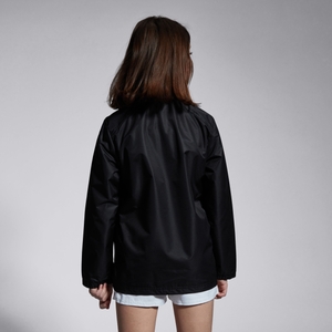 K CLUB VAPOSHIELD FULL ZIP RAIN JACKET BLACK