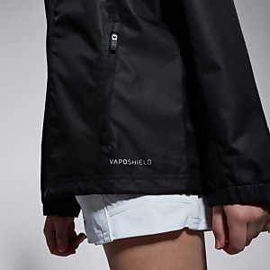 Junior Unisex Club Vaposhield Full Zip Rain Jacket Black