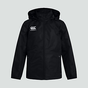 Junior Unisex Club Vaposhield Full Zip Rain Jacket Black