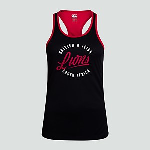Womens British & Irish Lions Racerback Vest Black