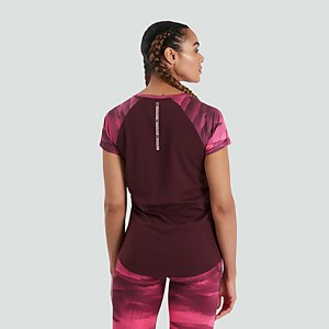 Womens Vapodri Superlight Graphic Tee Purple
