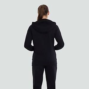 CANTERBURY ZIP THRU FLEECE HOODY AF BLACK