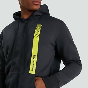 CANTERBURY ZIP THRU FLEECE HOODY AM BLUE