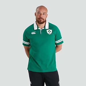 Men's CANTERBURY Rugby shirt 2XL XXL chest 50” short sleeves printed branding na 
