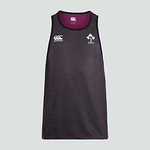 Mens Ireland Poly Singlet Black