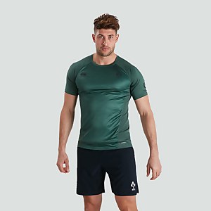 MENS IRELAND SUPERLIGHT TRAINING TEE GREEN - XS
