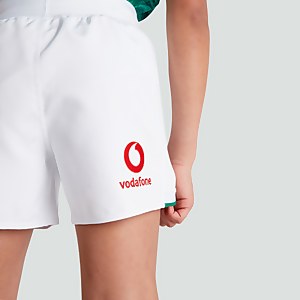JUNIOR UNISEX IRELAND HOME MATCH SHORTS WHITE - AGE 6