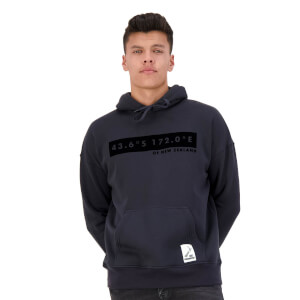 MENS OVERSIZED HOODY BLUE