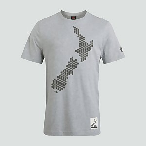CANTERBURY ORGANIC COTTON TEE AM GREY