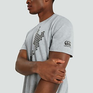 CANTERBURY ORGANIC COTTON TEE AM GREY