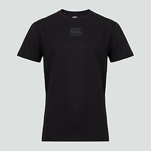 JUNIOR UNISEX VAPODRI TRAINING TEE BLACK - AGE 6