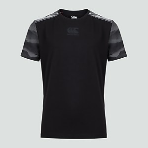 JUNIOR UNISEX VAPODRI GRAPHIC TRAINING TEE BLACK - AGE 6