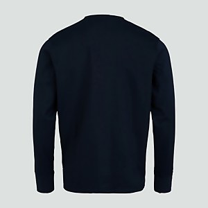 Mens Long Sleeved Retro Jersey Navy