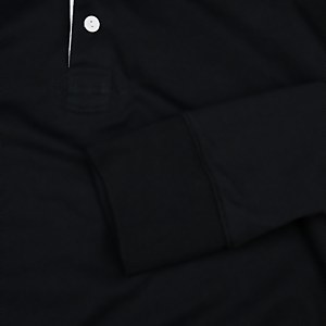 CANTERBURY LS RETRO JERSEY AM BLACK - XS