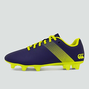 JUNIOR UNISEX PHOENIX 3.0 FIRM GROUND BOOT BLUE/GREEN - 13