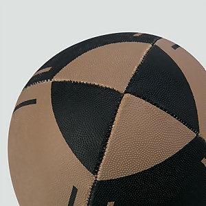 ADULT UNISEX BRITISH & IRISH LIONS THRILLSEEKER RETRO BALL BROWN/BLACK - 5