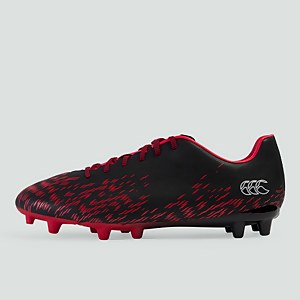 ADULT UNISEX CCC SPEED 2.0 FIRM GROUND BOOTS BLACK/FLAG RED - 6