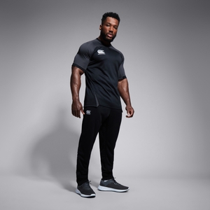 STRETCH TAPERED POLYKNIT BLACK - XS