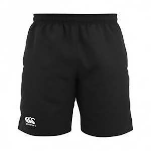 MENS TEAM SHORTS BLACK - XS