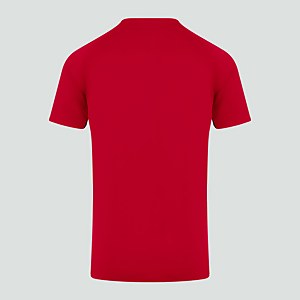 Mens Core Vapodri Large Logo Tee Red