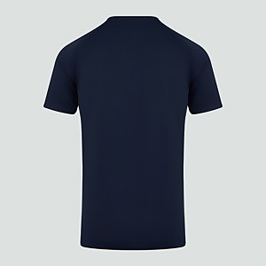 Mens Core Vapodri Large Logo Tee Navy