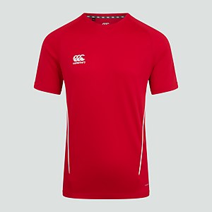 MENS TEAM DRY T-SHIRT RED - XS
