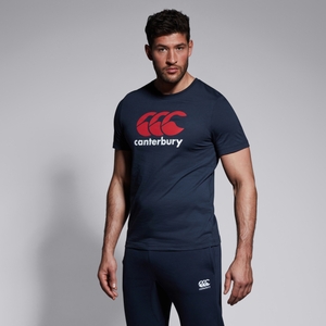 MENS CCC LOGO T-SHIRT IN NAVY-XS