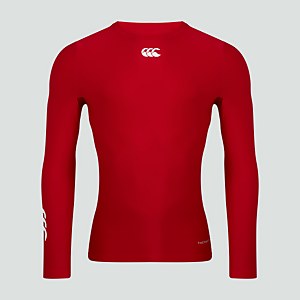 Mens Thermoreg Long Sleeved Top Red