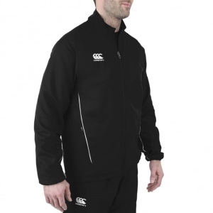 MENS TEAM TRACK JACKET BLACK - XS